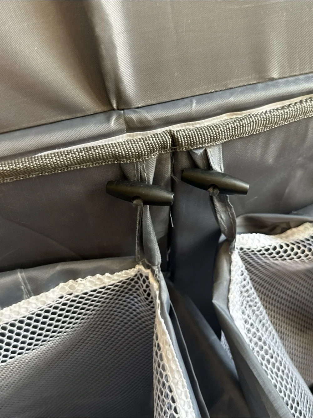 Double Laundry Hamper Collapsible Mesh Bag Closet Space Storage